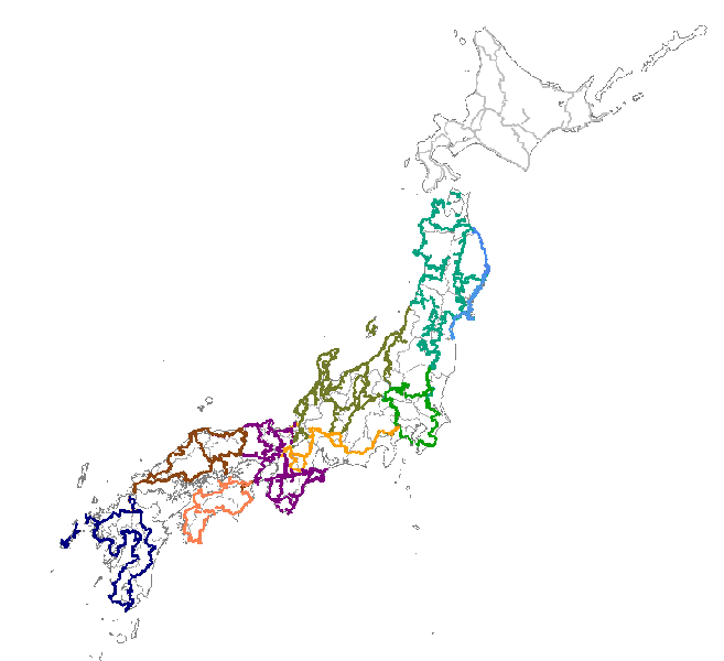 Web MAP｜長距離自然歩道ウェブマップ